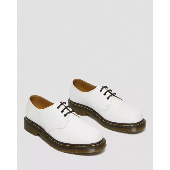 Dr. Martens 1461 Smooth Leather Oxford Shoes in White Size 7 NWT - Picture 8 of 16